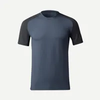 t-shirt de trek manches courtes en laine mérinos homme - mt500 - forclaz