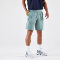 short de tennis homme respirant - artengo dry vert de gris - artengo