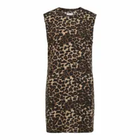 robe courte sans mache léopard femme vila