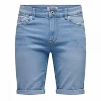 short en jean slim 5 poches revers homme only and sons