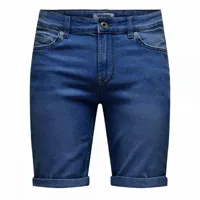 short en jean slim 5 poches revers homme only and sons