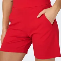 short rouge poches italiennes femme jdy