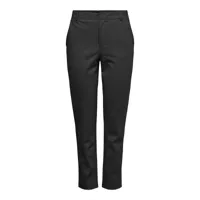 pantalon droit poches italiennes noir femme only