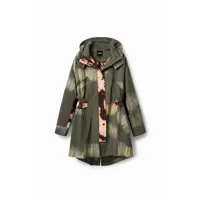 parka double tie and dye