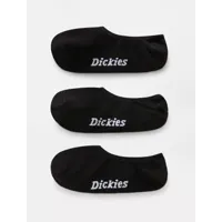 dickies socquettes invisibles unisex noir size 35-38
