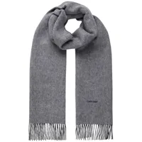 calvin klein fringes two tone foulards k60k611111bax - femme - wool
