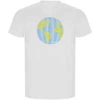 kruskis barracuda world eco short sleeve t-shirt blanc s homme