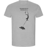 kruskis breathless emotions eco short sleeve t-shirt gris s homme
