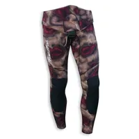 kynay camouflaged cell skin spearfishing pants 3 mm rouge l