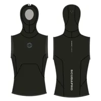 scubapro men 5/3 mm everflex yulex® hooded inner vest noir s
