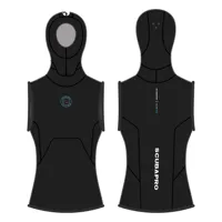 scubapro women 5/3 mm everflex yulex® hooded inner vest noir s
