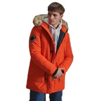 superdry everest jacket orange xl homme
