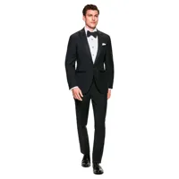 hackett peak lapel tuxedo suit noir 38 / 34 homme