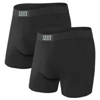 saxx underwear vibe boxer 2 units noir xl homme