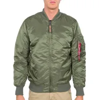 alpha industries ma-1 vf 59 long jacket vert xl homme