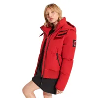 superdry code everest bomber jacket rouge s femme