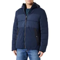 tom tailor 1040096 mat mix puffer jacket bleu l homme