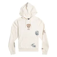 rvca scorched hoodie beige s homme