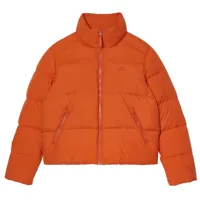 lacoste bf0014 padded jacket orange 34 femme