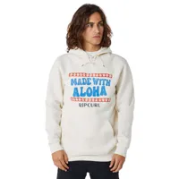 rip curl down the line fp hoodie blanc l homme