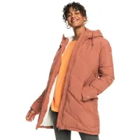 roxy better weather jacket orange xl femme