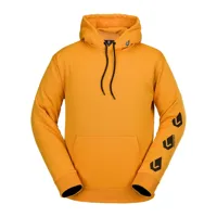 volcom core hydro hoodie jaune s homme