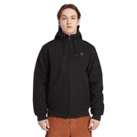 timberland insulated canvas bomber jacket noir s homme