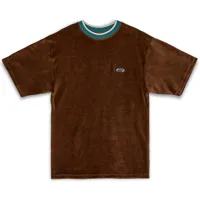 grimey iam velvet oversized short sleeve t-shirt marron 2xl homme