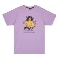 grimey westbound short sleeve t-shirt violet xs homme
