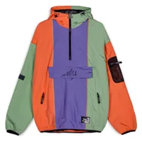 grimey snow fox raincoat hoodie orange 2xs homme