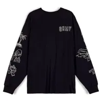 grimey the toughest long sleeve t-shirt noir 2xl homme