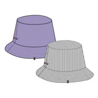 redgreen viola bucket hat violet m-l homme