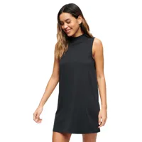 superdry a-line sleeveless short dress noir xl femme