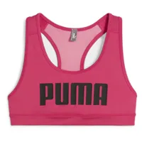 puma 4 keeps sports bra rose l femme
