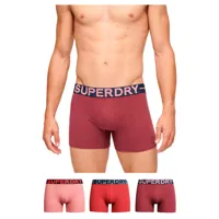 superdry boxer 3 units rouge s homme
