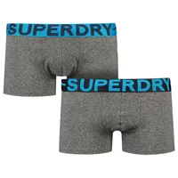 superdry trunk boxer 2 units gris xl homme