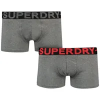 superdry trunk boxer 2 units gris xl homme