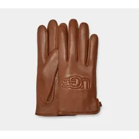 ugg shorty logo gloves marron s homme