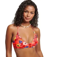 superdry vintage tri bikini top multicolore l femme