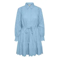 yas holi long sleeve short dress bleu 2xl femme