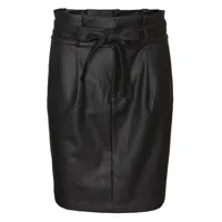 vero moda eva petite short skirt noir 2xs femme