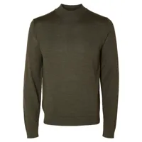 selected 16090148 town sweater vert m homme