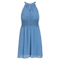 vila milina sleeveless short dress bleu 42 femme