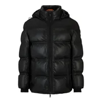 boss joholo 10253182 leather jacket noir 48 homme