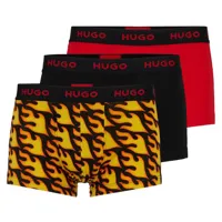 hugo design boxer 3 units multicolore xl homme