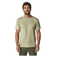 altonadock front and back design print short sleeve t-shirt beige l homme
