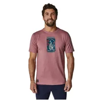 altonadock front screen print short sleeve t-shirt rose 2xl homme