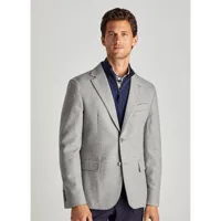 façonnable 2b easy check blazer gris 60 homme