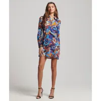 superdry printed 60´s mini short dress multicolore s femme