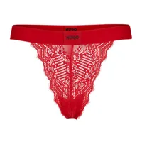 hugo lace thong rouge s femme